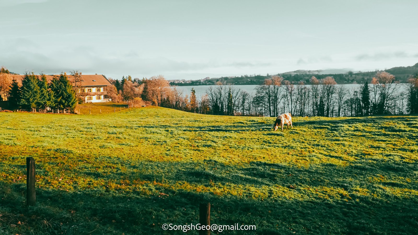 湖边隐居的小屋
